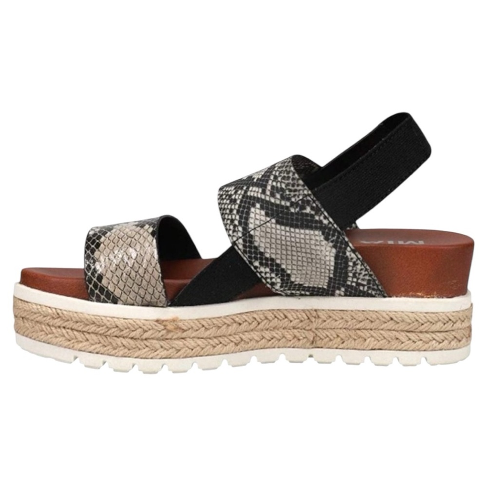 MIA Womens Kalani Snake Print Platform
Sandals Size 8.5